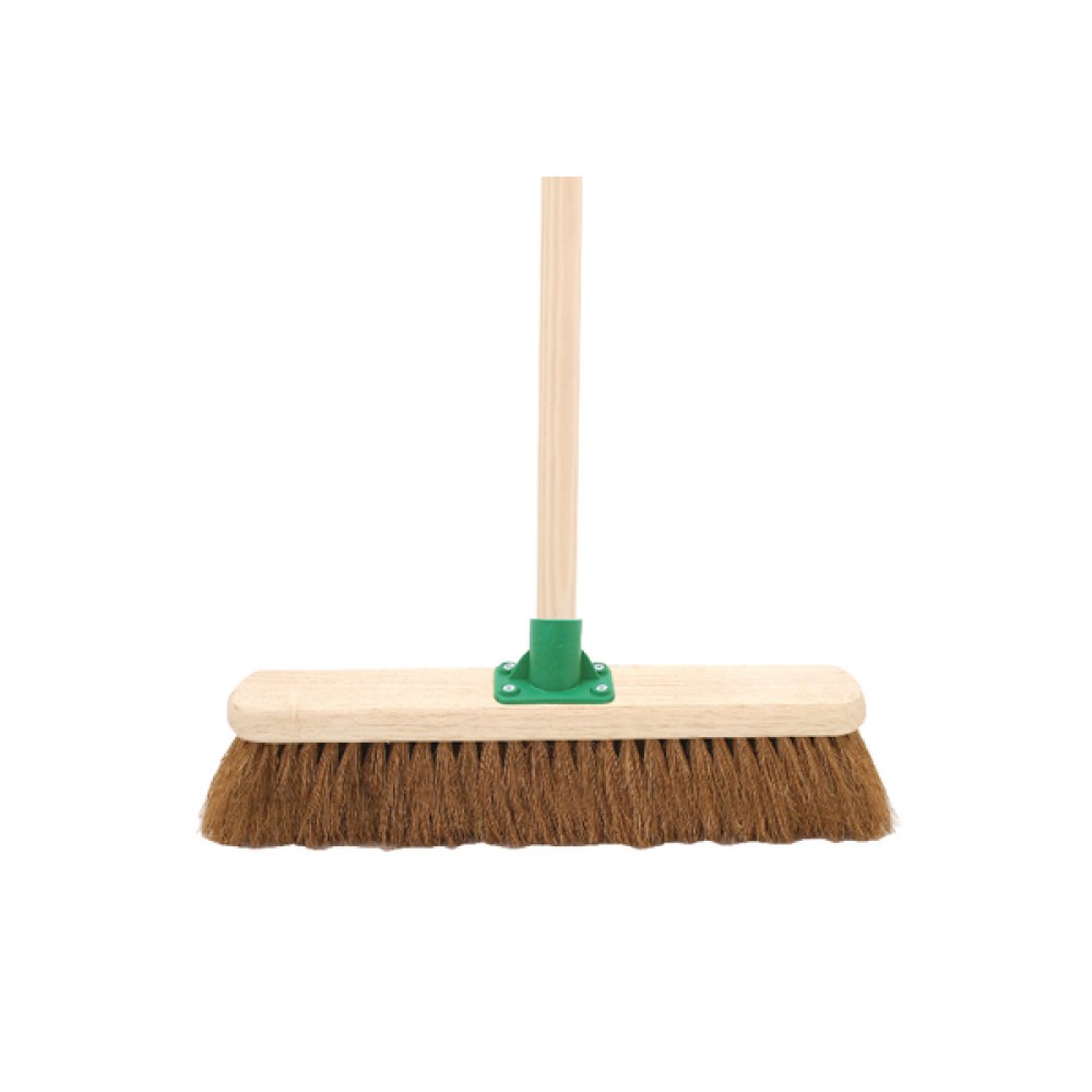 Coco Soft Broom with Handle 18 Inch G.01/Black T/C4