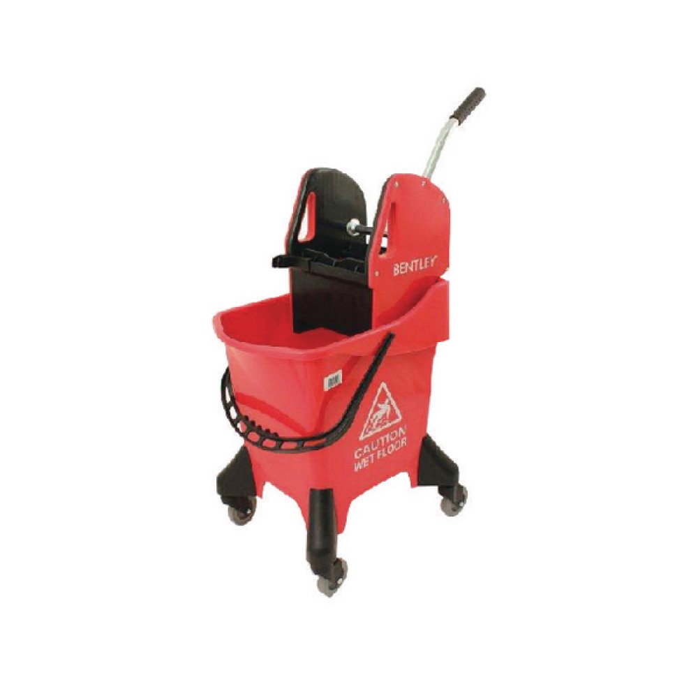 Hygineer Ergonomic Heavy Duty Mop Bucket Red 31 Litre HRMB31/R