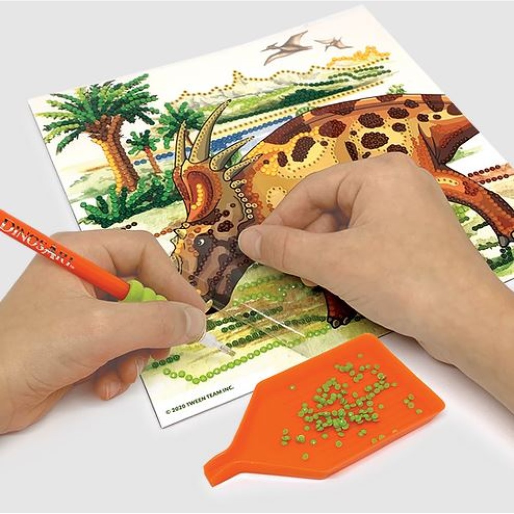 Dinos Art Dazzle-by-Number