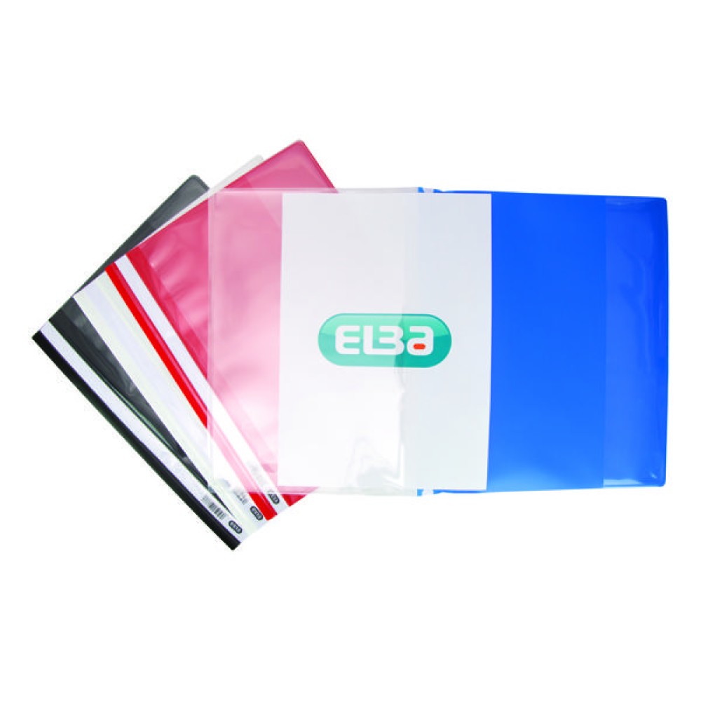 Elba Pocket Report File A4 Assorted (25 Pack) 400055040