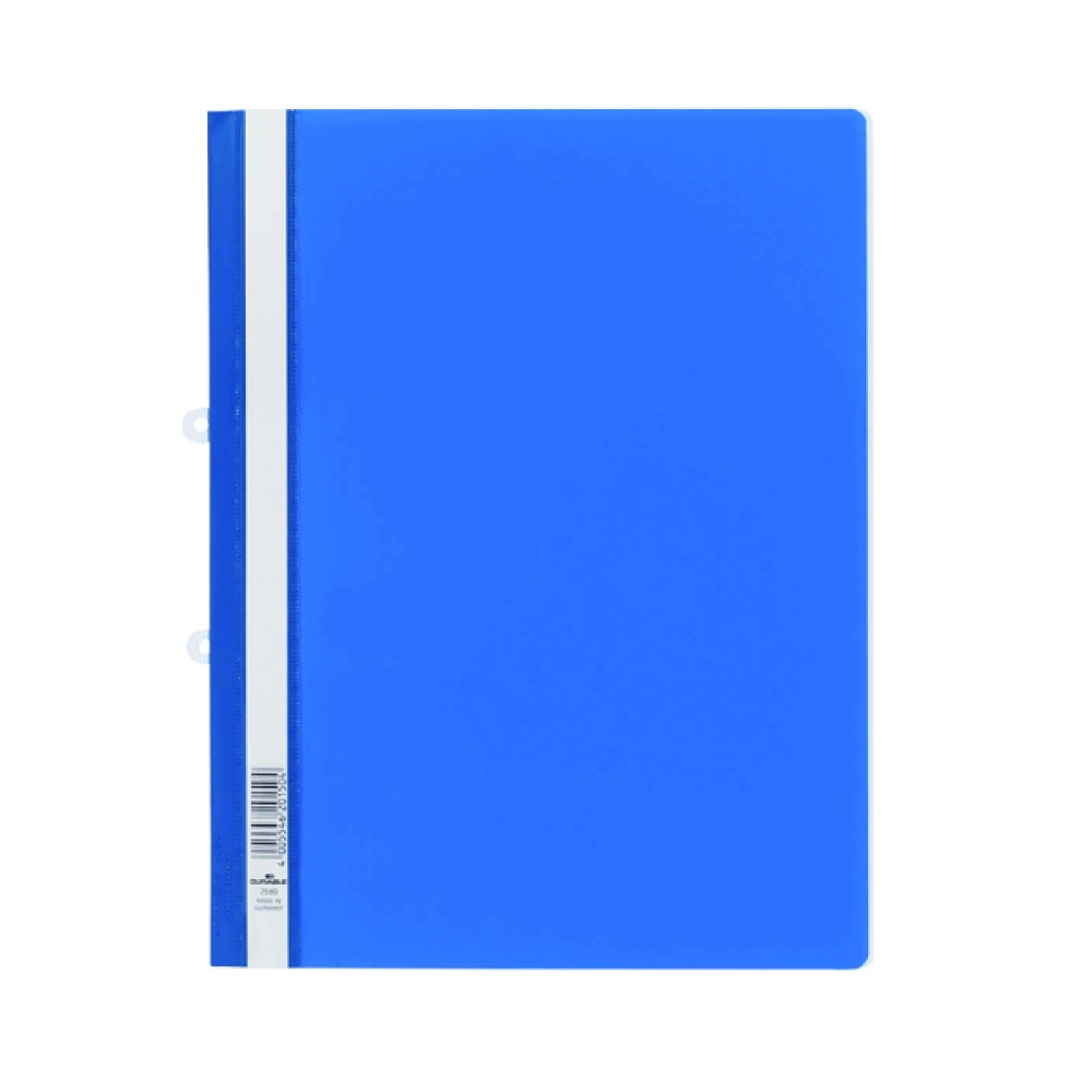 Durable Clear View Folder A4 Blue (25 Pack) 2580/06