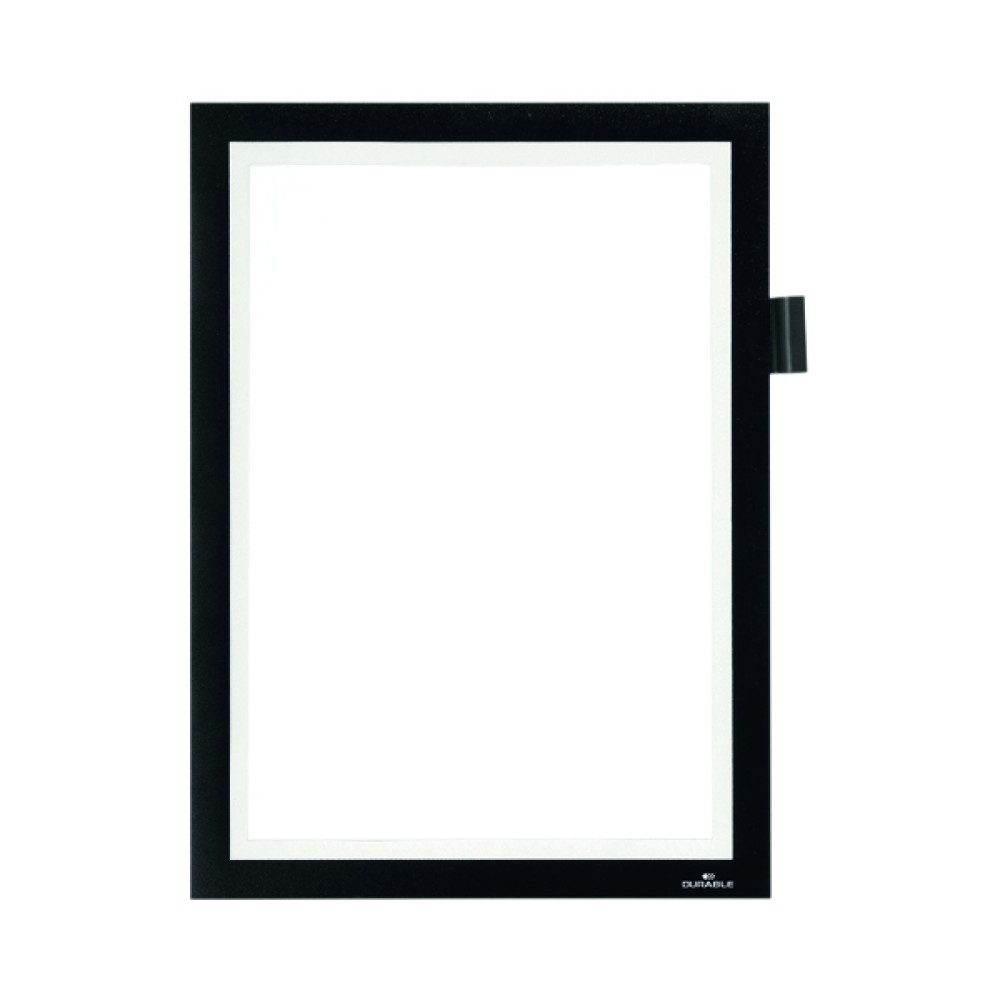 Durable Duraframe Note Magnetic Frame A4 Black 499301