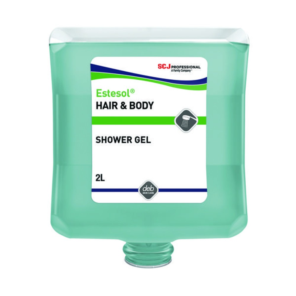 Deb Estesol Hair and Body Wash 2 Litre Cartridge HAB2LT