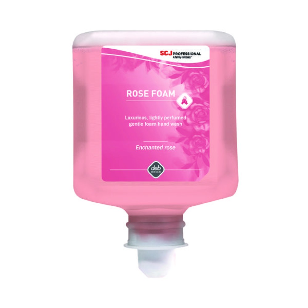 Deb Refresh Rose Foam Wash 1 Litre Cartridge (6 Pack) RFW1L