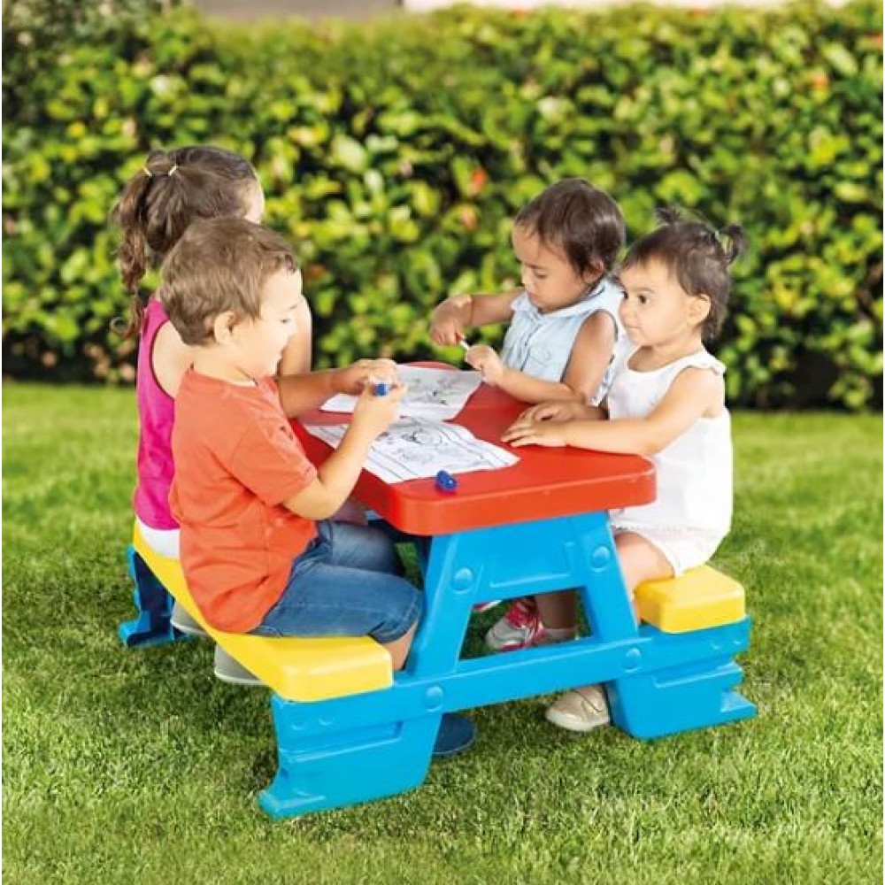 Dolu Toddlers Kids Picnic Table For 4