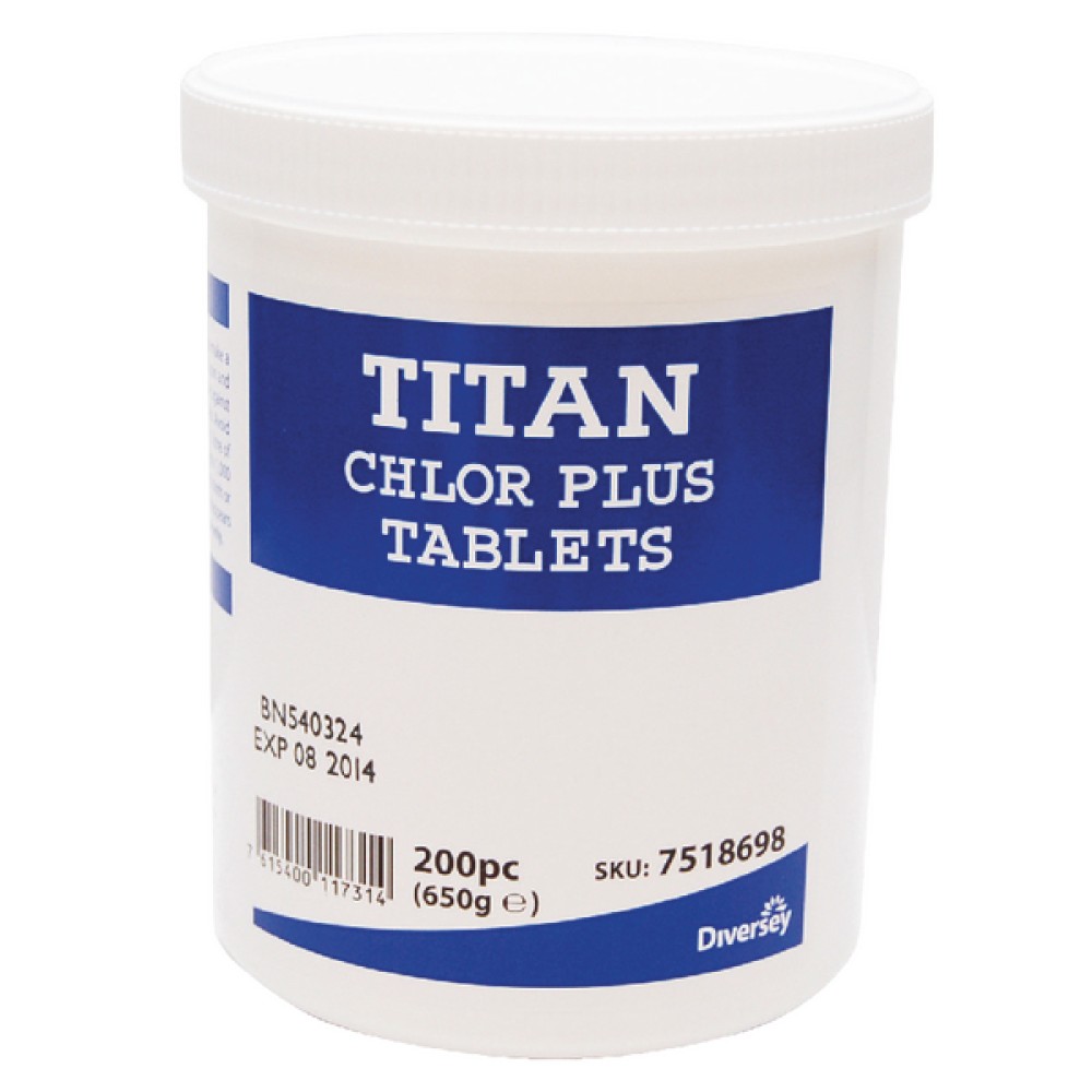 Titan Chlor Plus Chlorine Tabs (200 Pack) 7518698