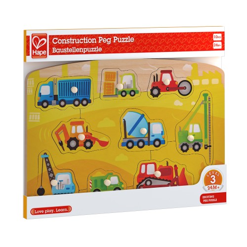Construction Peg Puzzle - Hape