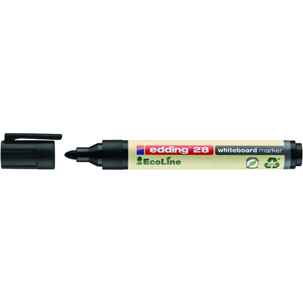 Edding 28 Ecoline Whiteboard Marker Bullet Tip (10 Pack) 4-28001