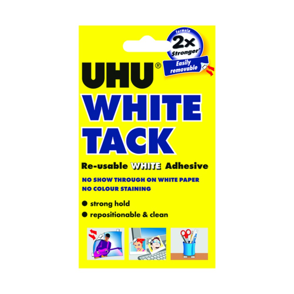 UHU White Tack 50g (12 Pack) 42196