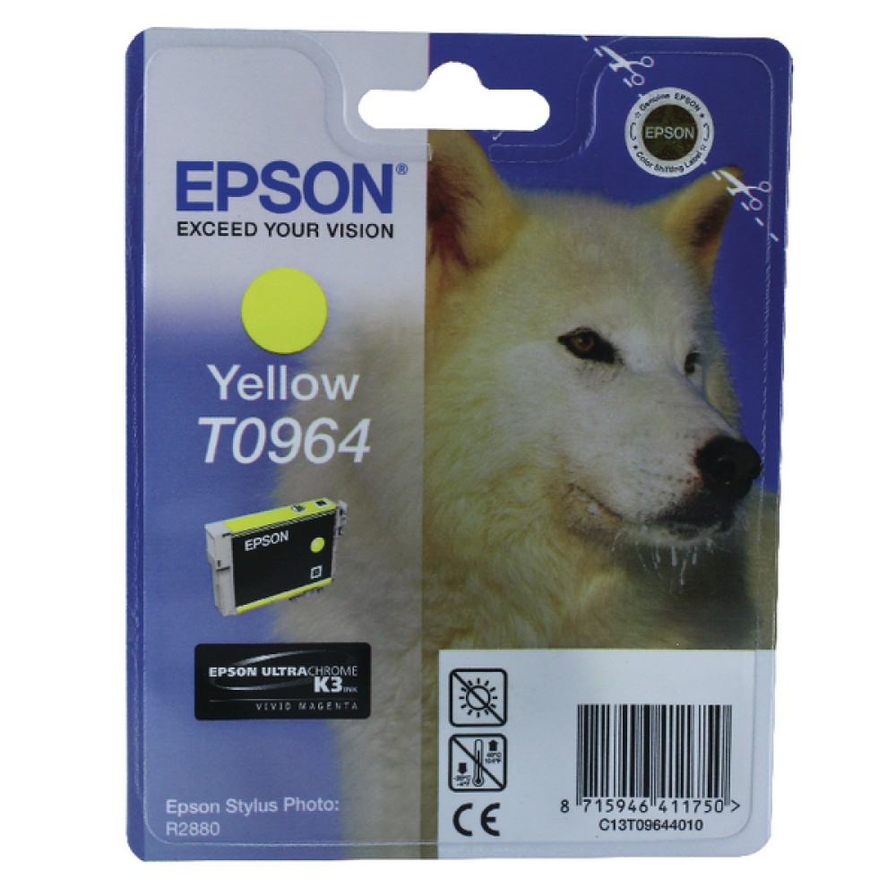 Epson T0964 Yellow Inkjet Cartridge C13T09644010 / T0964