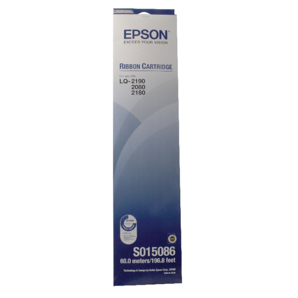 Epson Black FX-2170 Fabric Ribbon Cartridge LQ-2070/LQ-2170 S015086 / C13S015086