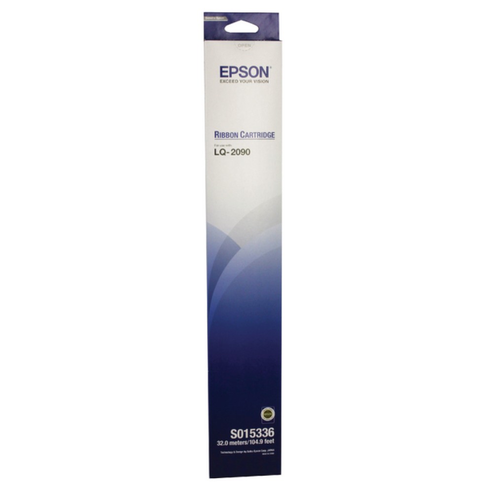Epson LQ-2090 Black Fabric Ribbon Cartridge C13S015336