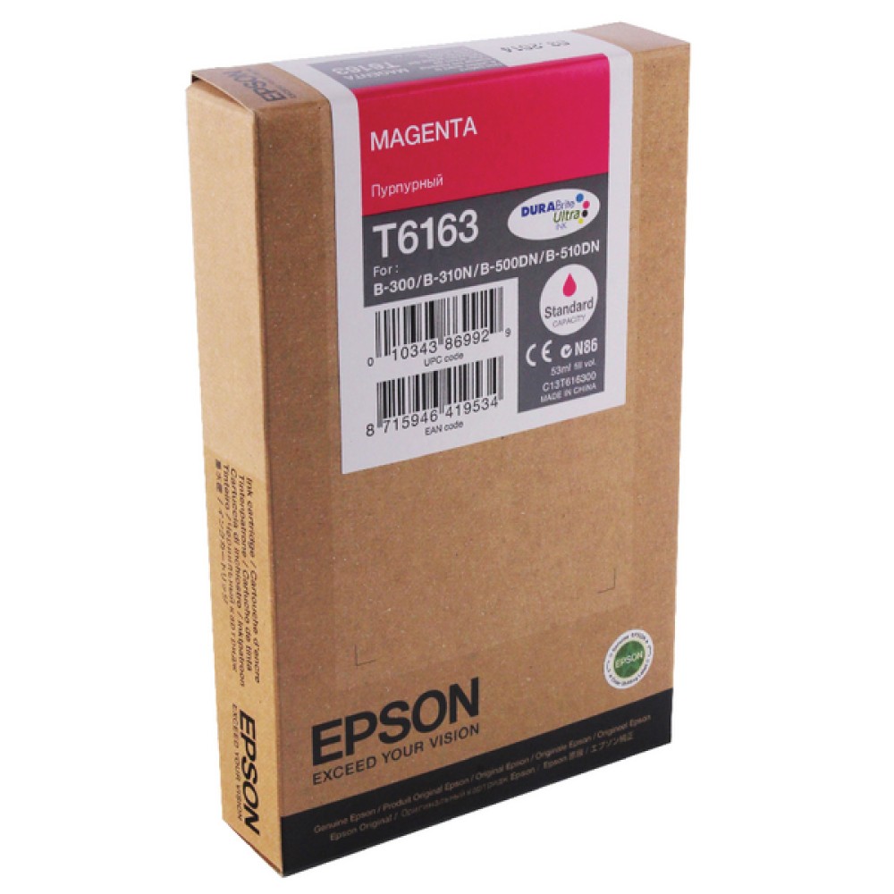 Epson T6163 Magenta B-500DN Inkjet Cartridge C13T616300