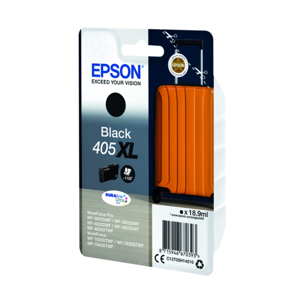 Epson 405XL Ink Cartridge Black C13T05H14010