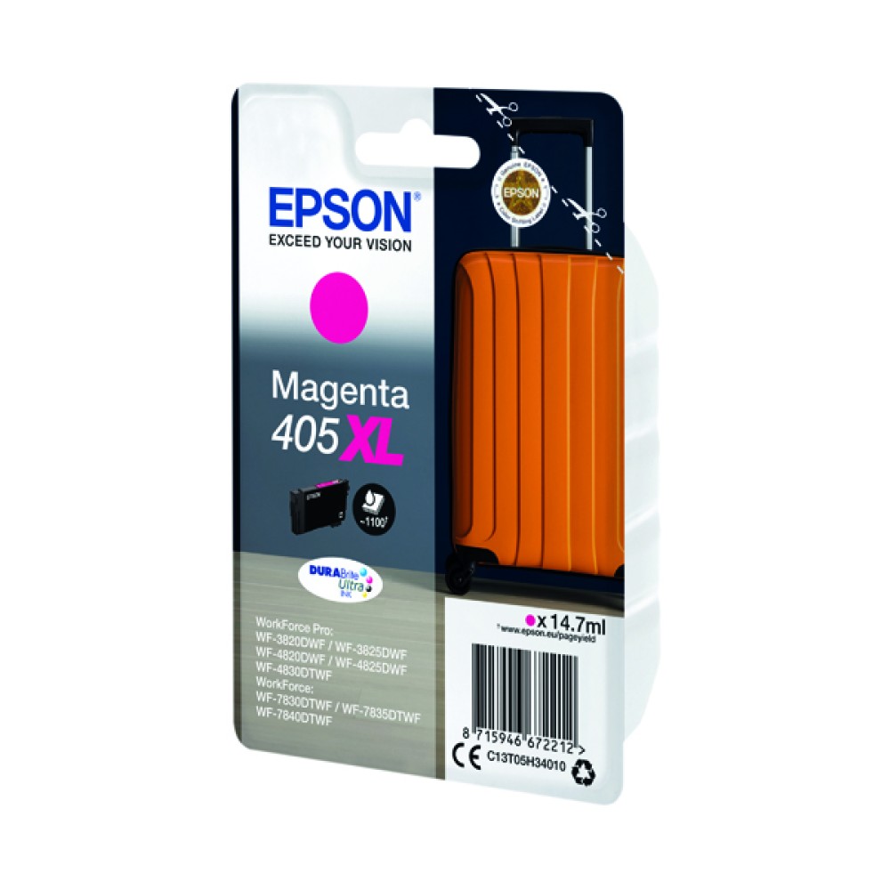 Epson 405XL Ink Cartridge Magenta C13T05H34010