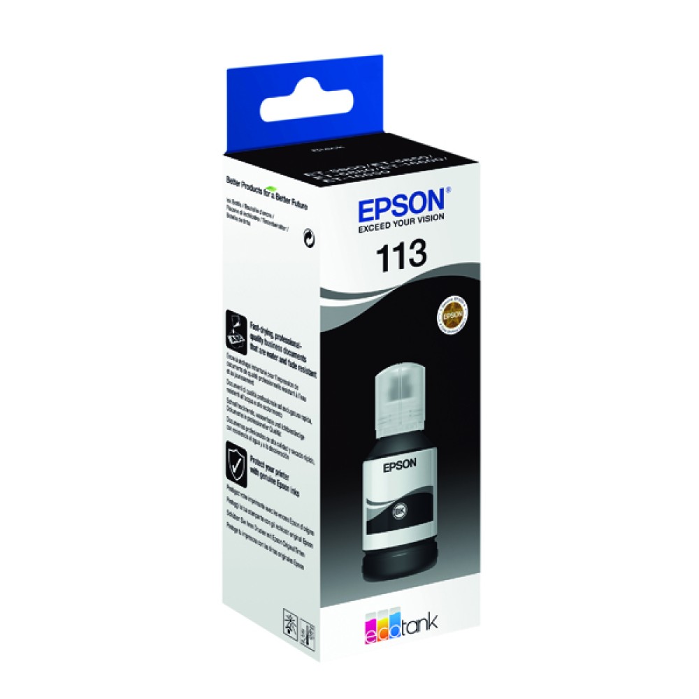 Epson 113 Ecotank Black Ink Bottle C13T06B140