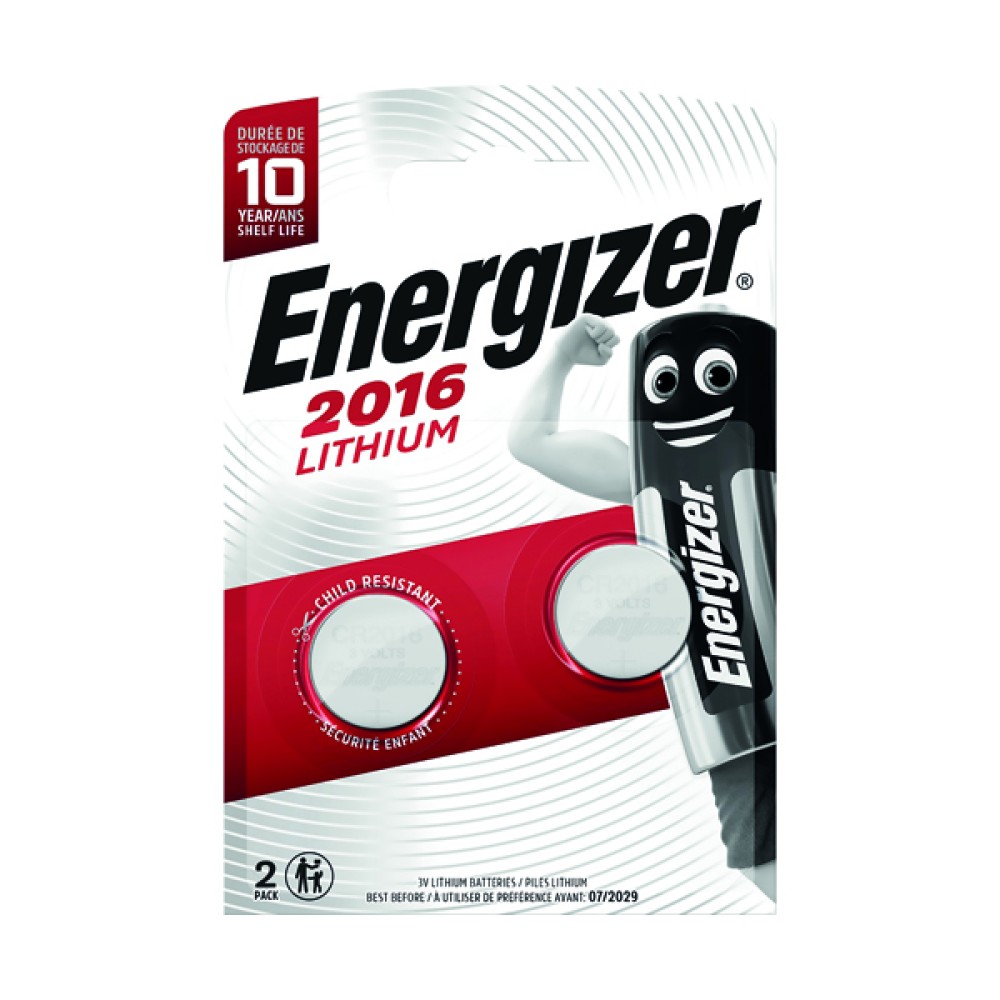 Energizer 2016/CR2016 Lithium Speciality Batteries (2 Pack) 626986