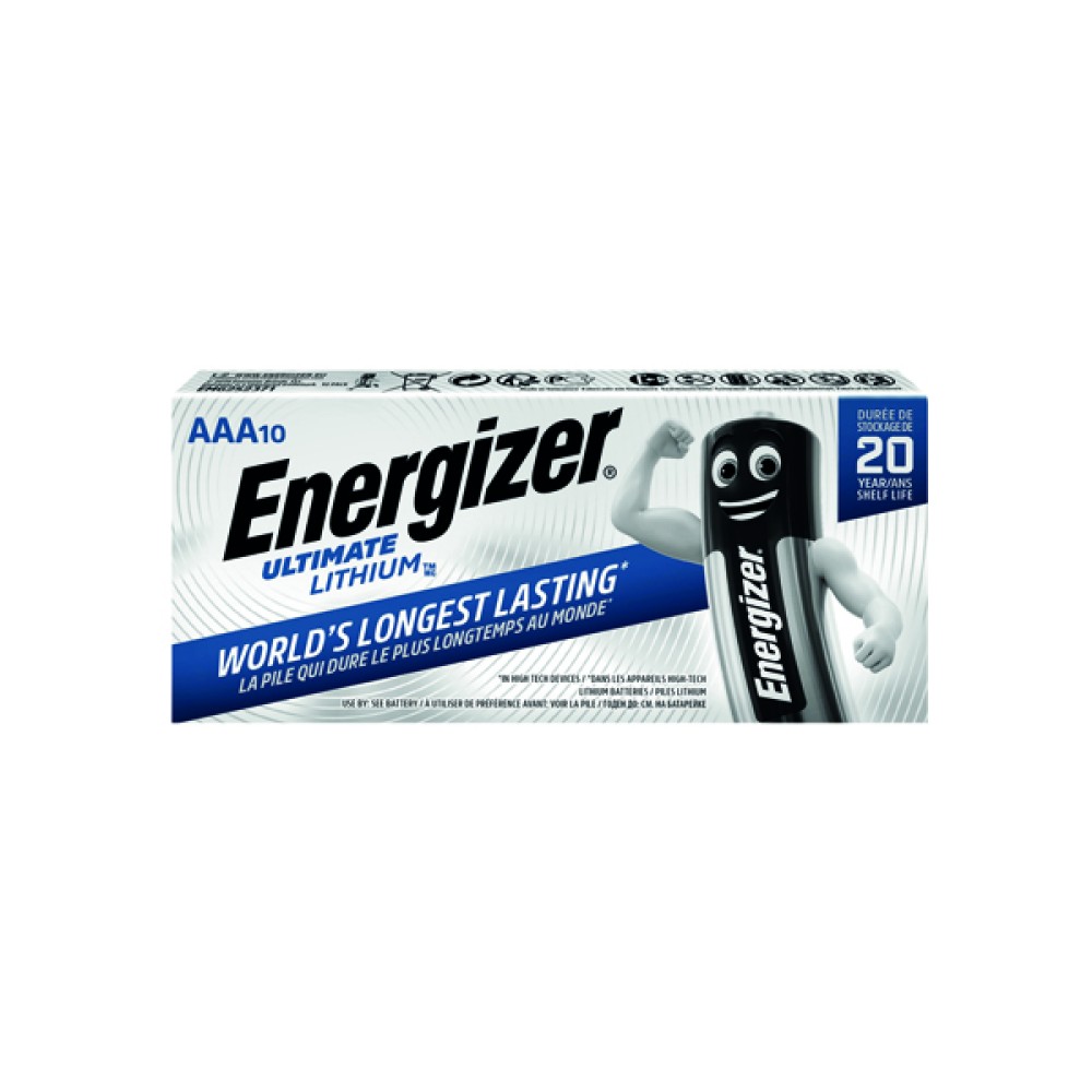 Energizer AAA Ultimate Lithium Batteries (10 Pack) 634353
