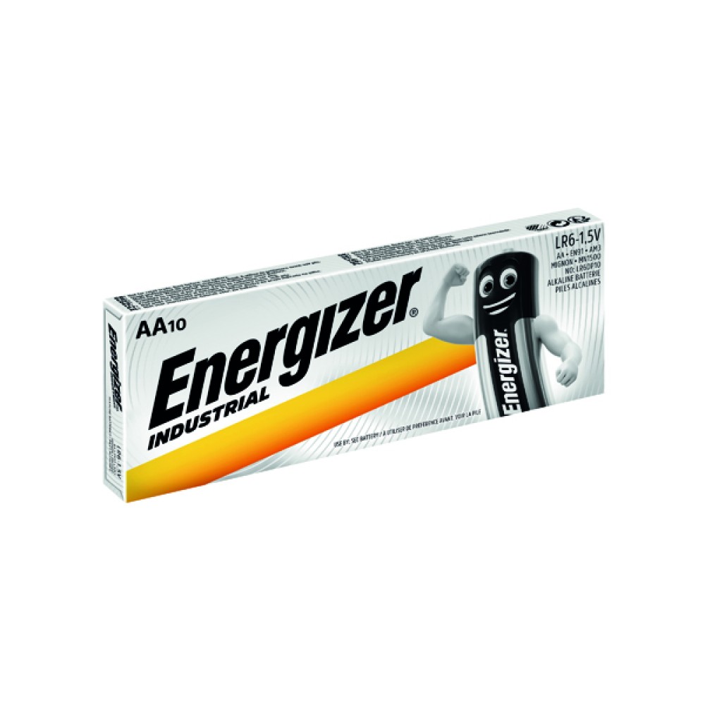 Energizer Industrial AA Batteries (10 Pack) 636105