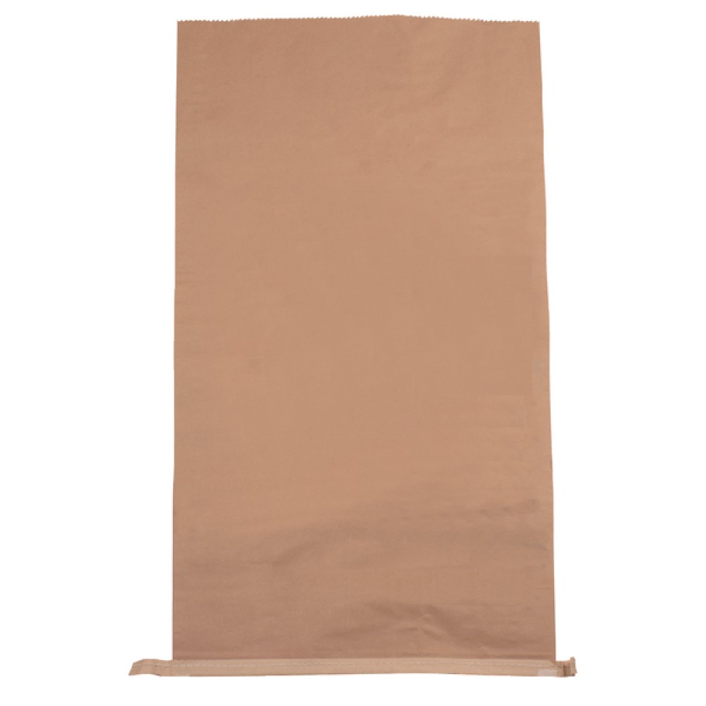 Plain Paper Waste Sack Brown (50 Pack) 47121701