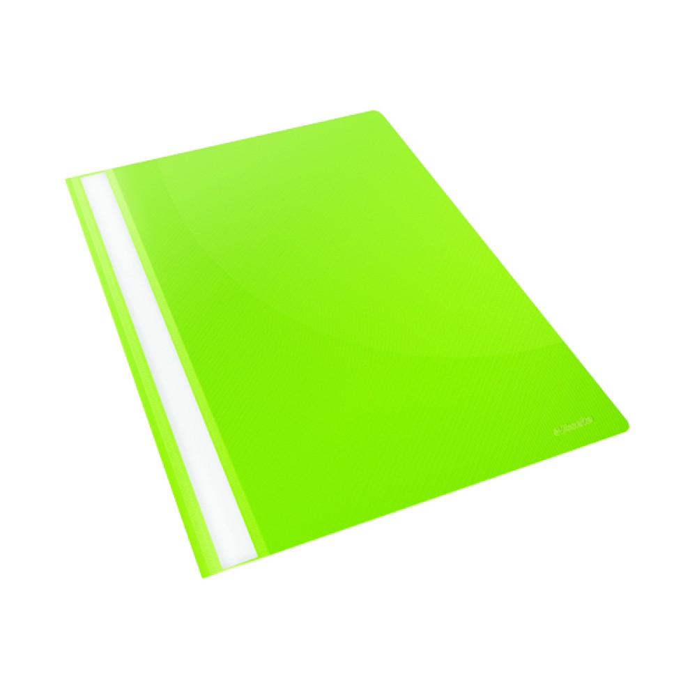 Esselte VIVIDA Polypropylene Report Files A4 Green (25 Pack) 28317