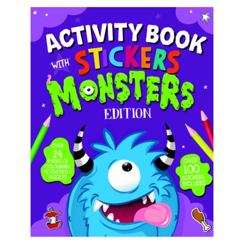 Monster Activity Book with Stickers (12 Pack) 26073-MONS