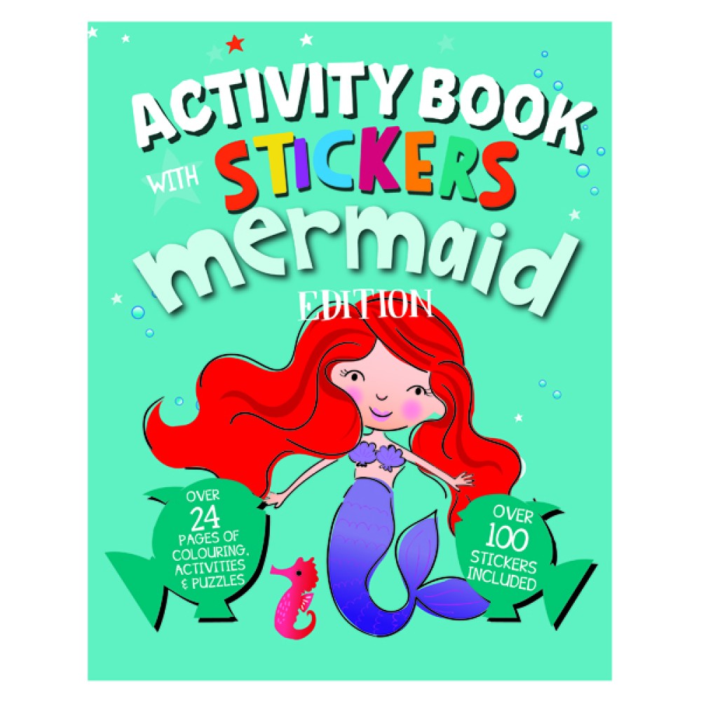 Mermaid Activity Book with Stickers (12 Pack) 26070-MERM