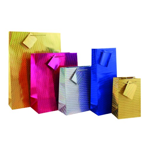 Holographic Gift Bag Medium (12 Pack) FUNK3