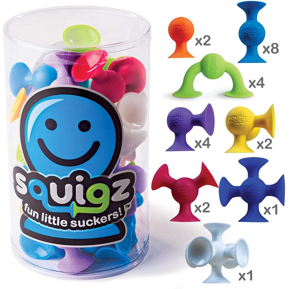 Fat Brain Toys Squigz Starter Kit 24-piece