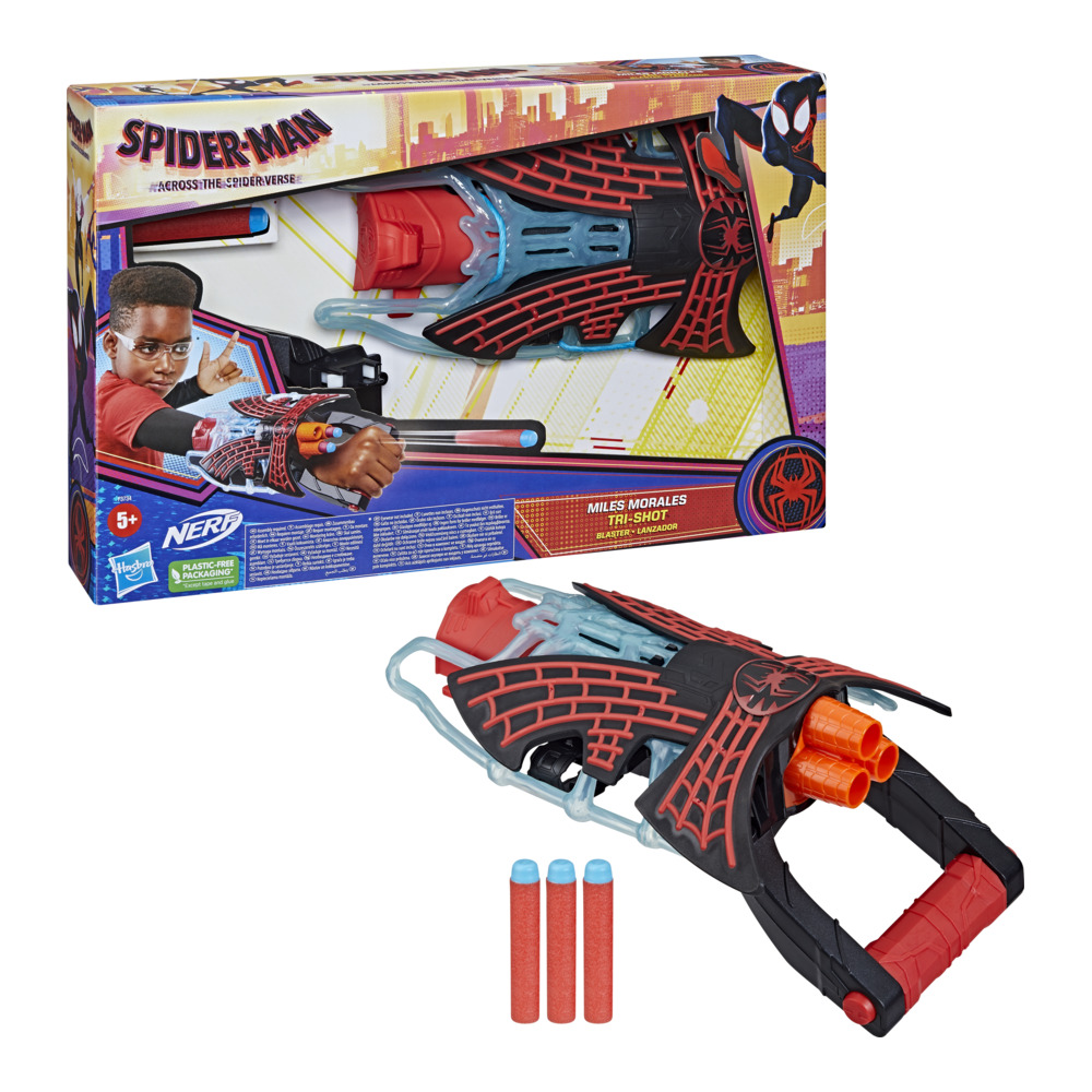 Marvel Spider-Man: Across the Spider-Verse Miles Morales Tri-Shot Blaster