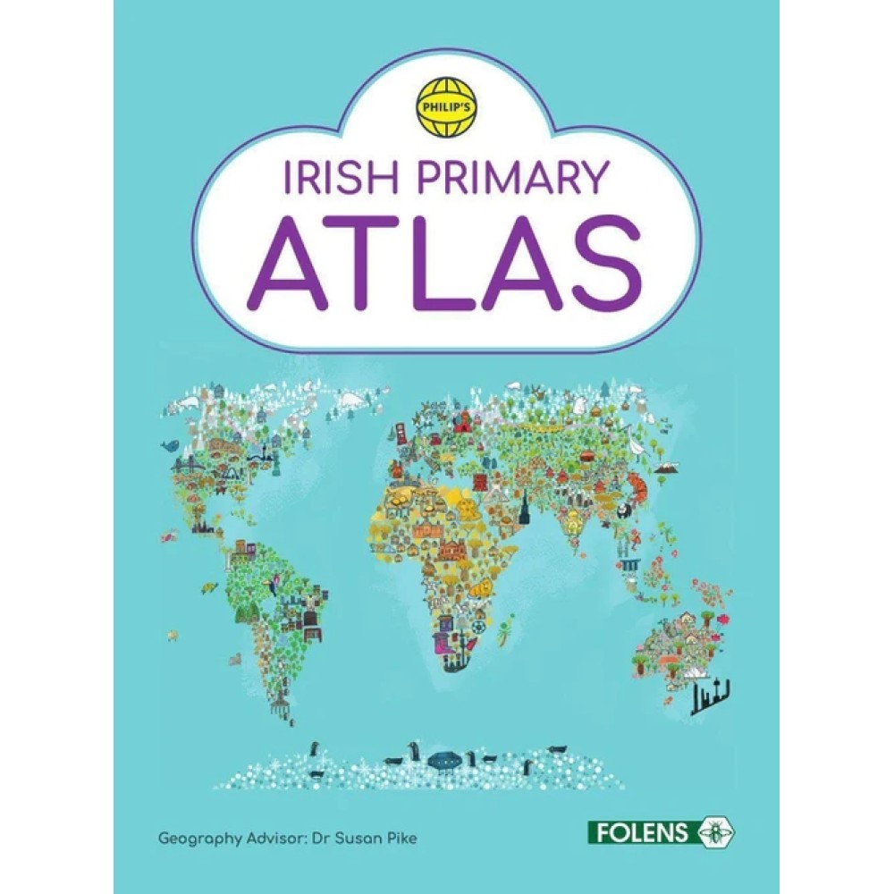 Philip\'s Irish Primary Atlas - New Edition (2021) - Textbook Only