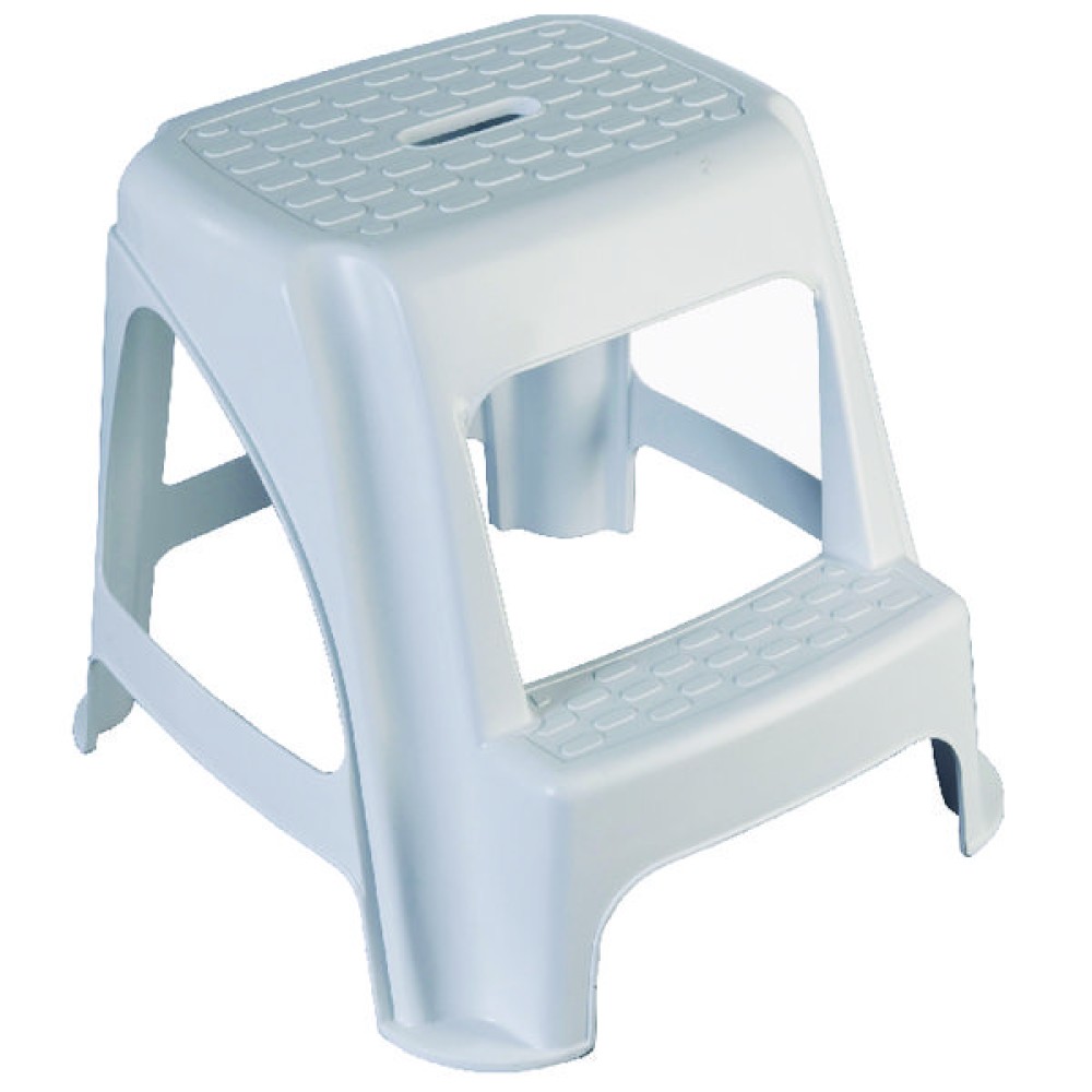 GPC White Step Stool HE400Z