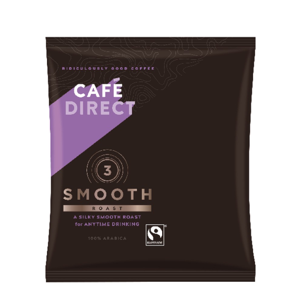 Cafedirect Smooth Roast Ground Coffee Sachet 60g (45 Pack) TW112015