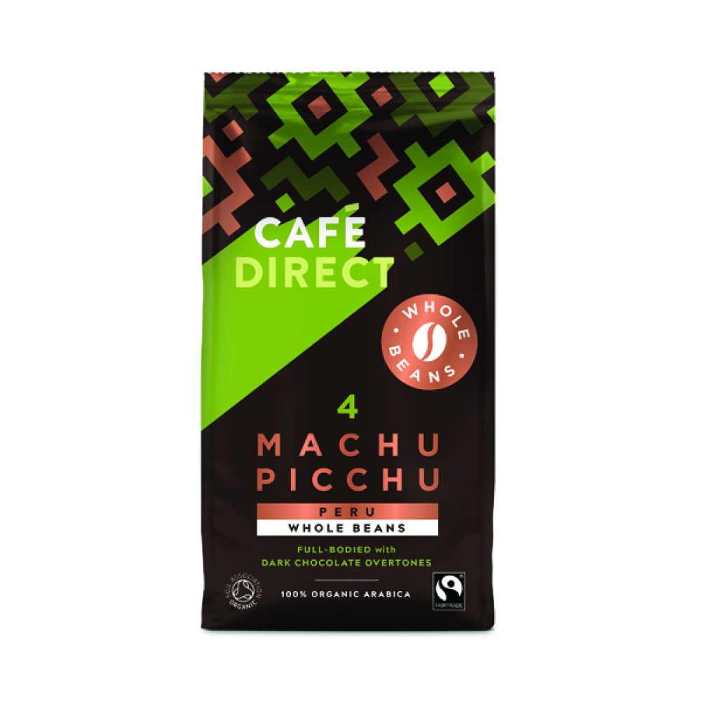 Cafedirect Machu Picchu Whole Coffee Beans 227g FCR1004