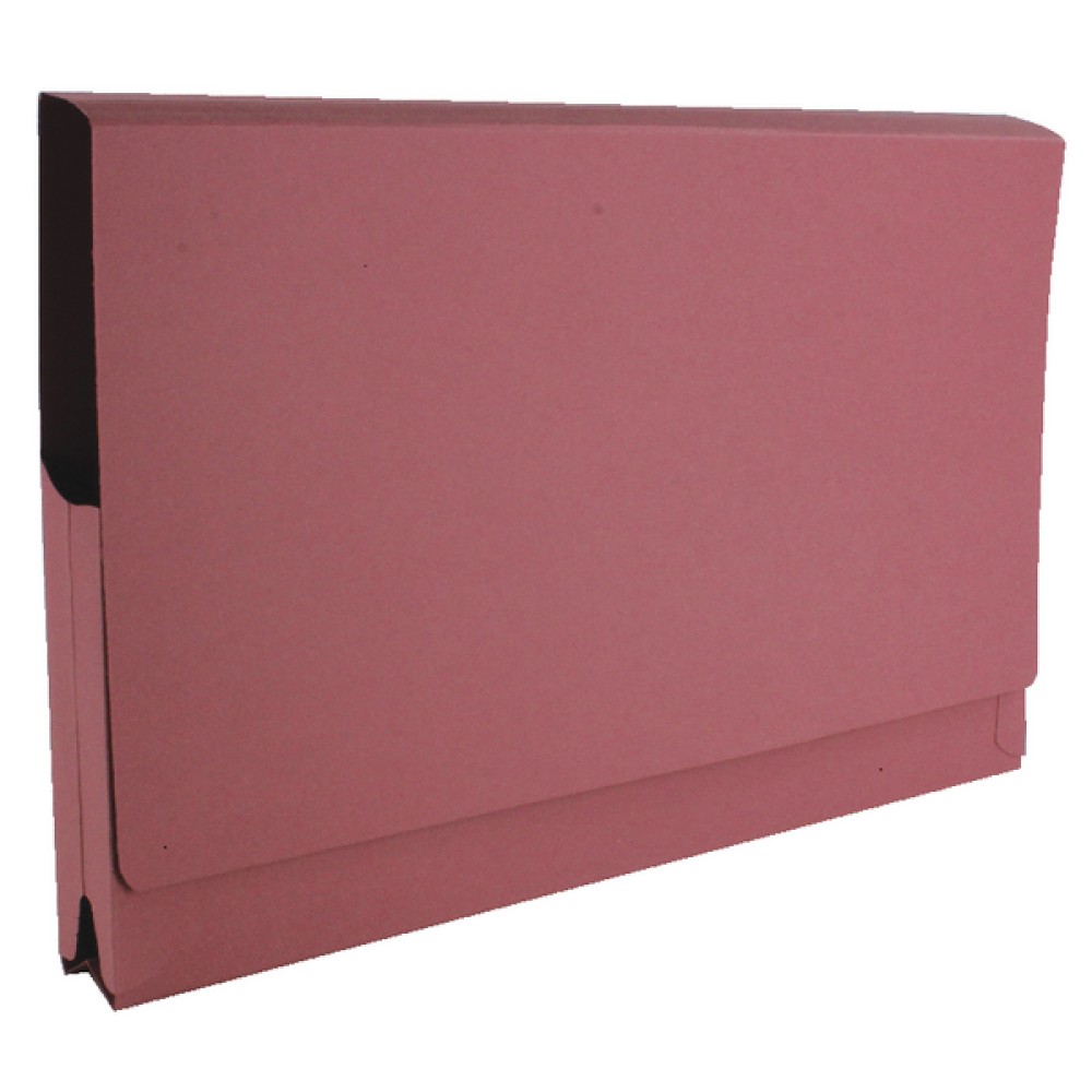 Exacompta Guildhall Full Flap Pocket Wallet Foolscap Pink (50 Pack) PW2-PNK