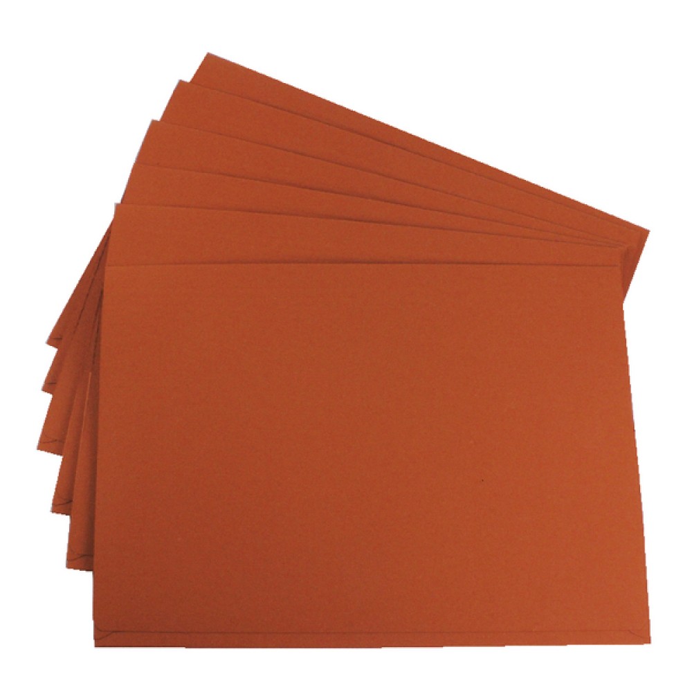 Exacompta Guildhall Brief Size Pocket Wallet 14x10in Orange (50 Pack) PW3-ORG