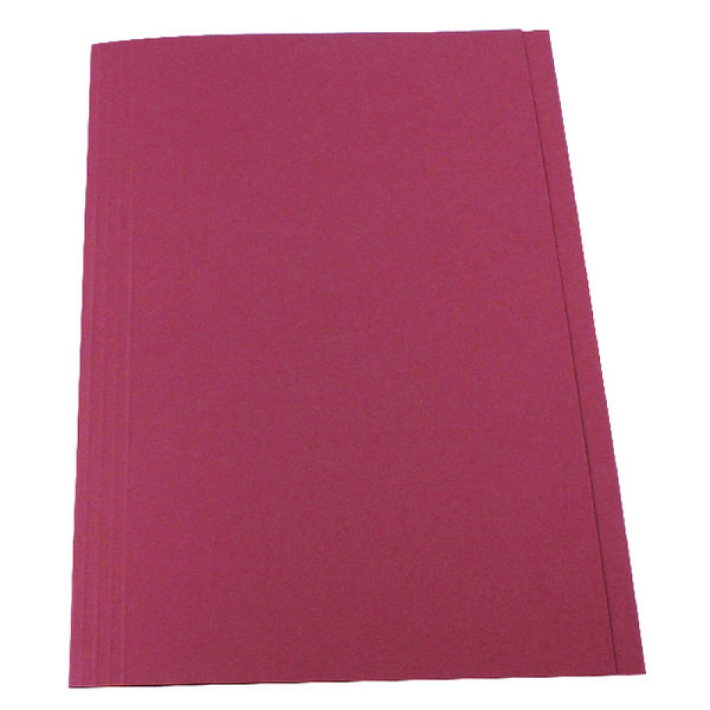 Exacompta Guildhall Square Cut Folder 315gsm Foolscap Pink (100 Pack) FS315-PNKZ