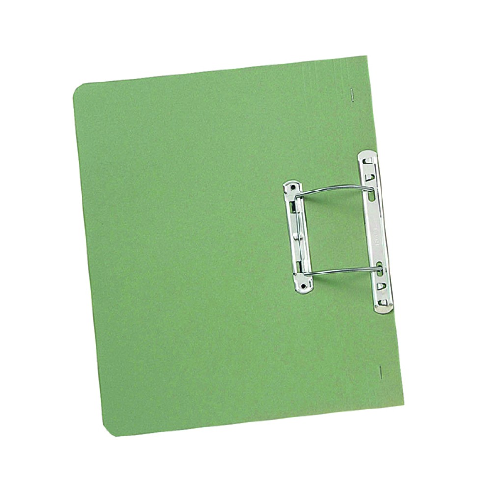 Exacompta Guildhall Transfer Spiral File 315gsm Foolscap Green (50 Pack) 348-GRN