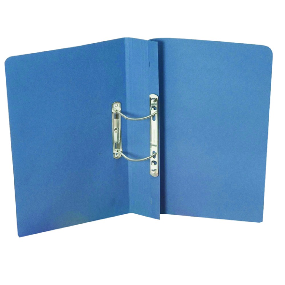 Exacompta Guildhall Heavyweight Transfer Spiral File 420gsm Foolscap Blue (25 Pack) 211/7000