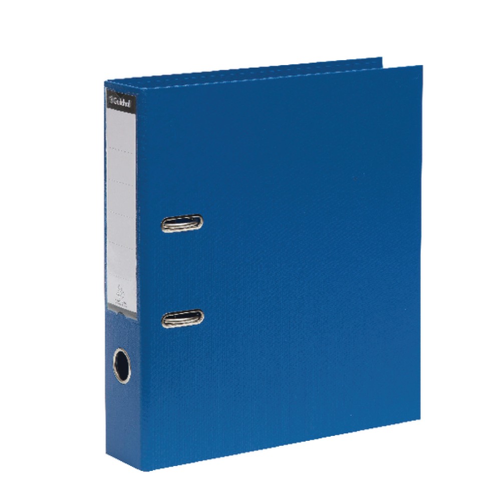 Exacompta Guildhall 80mm Lever Arch File A4 Blue (10 Pack) 222/2001Z