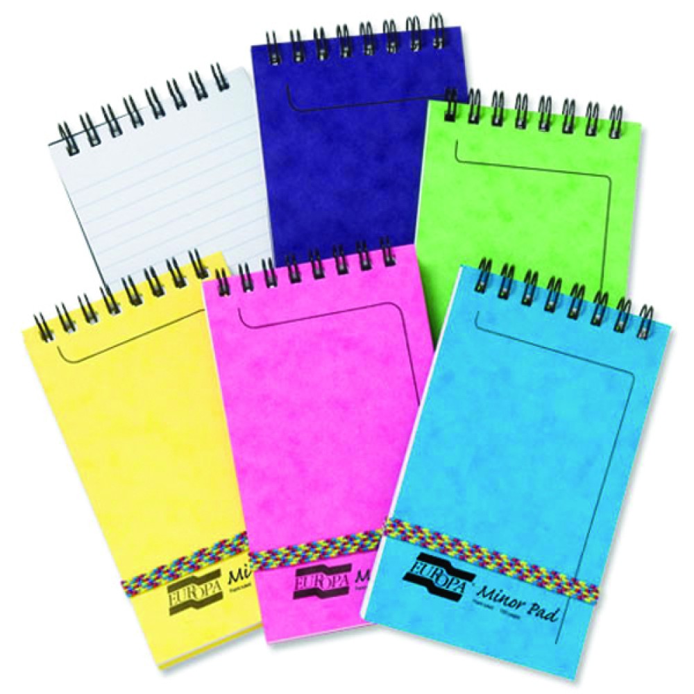 Clairefontaine Europa Minor Notemaker 127x76mm Assorted C (20 Pack) 3151