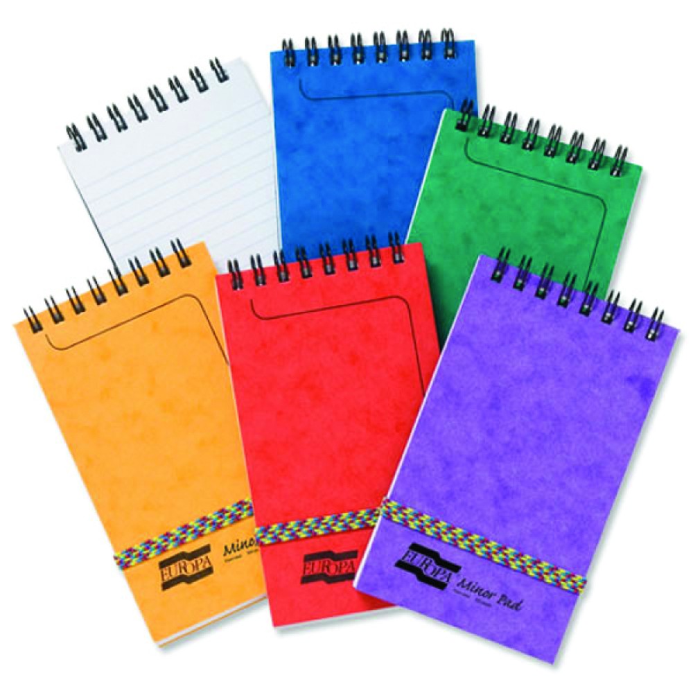 Clairefontaine Europa Minor Notepad 127x76mm Assorted A (20 Pack) 4920