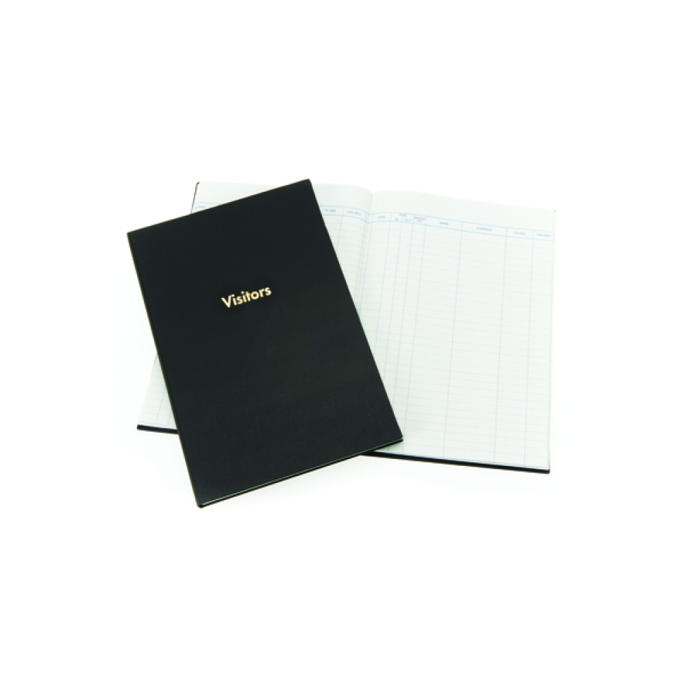Exacompta Guildhall Company Visitors Book 160 Pages Blue T253 1809