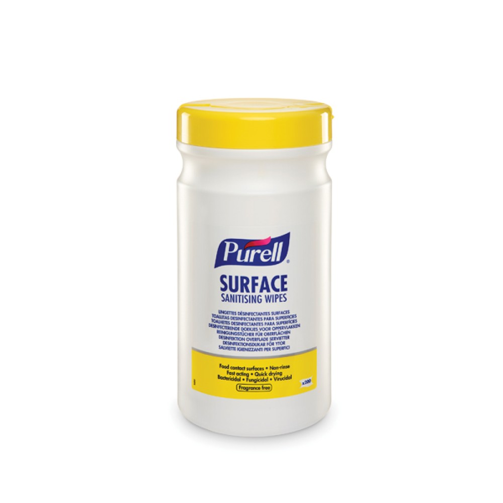 Purell Surface Sanitising Wipes (200 Pack) 95104-06-EEU