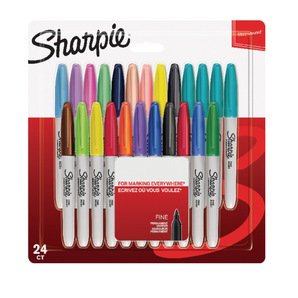 Sharpie Marker Fine Assorted (24 Pack) 2065405