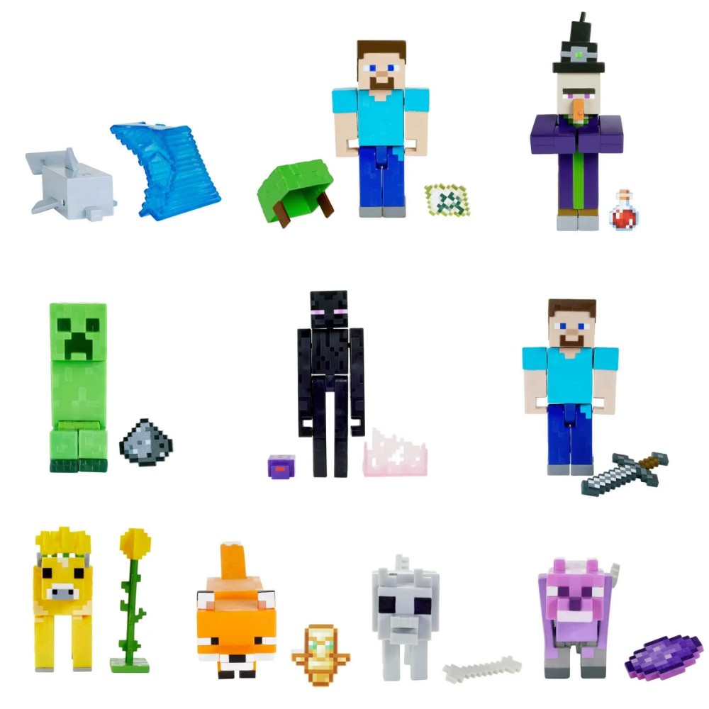 Minecraft Craft-A-Block Assortment Figures