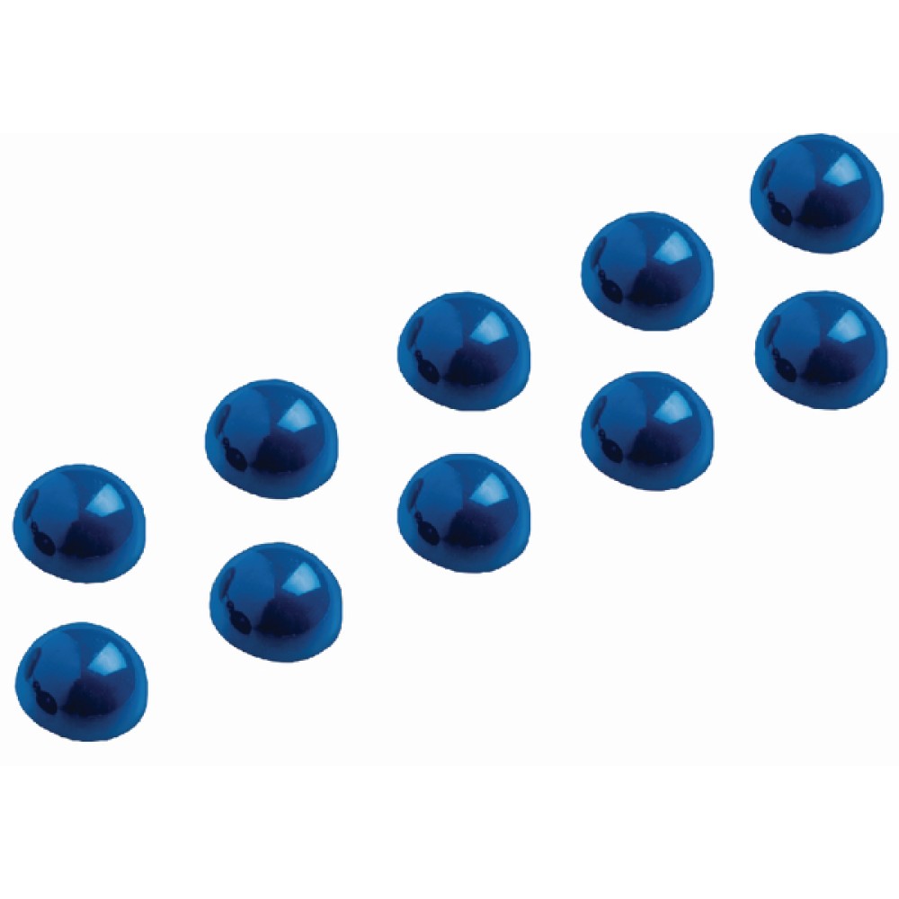 Maul Dome Magnet 30mm Blue (10 Pack) 6166035