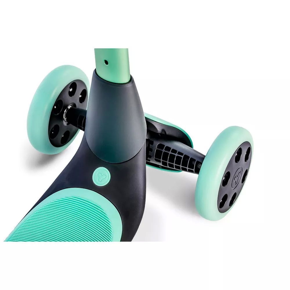 Yvolution Y Glider Nua 3 Wheel Kids\' Kick Scooter with LED lights - Green