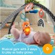 Fisher-Price 3-In-1 Music, Glow And Grow Gym Play Mat