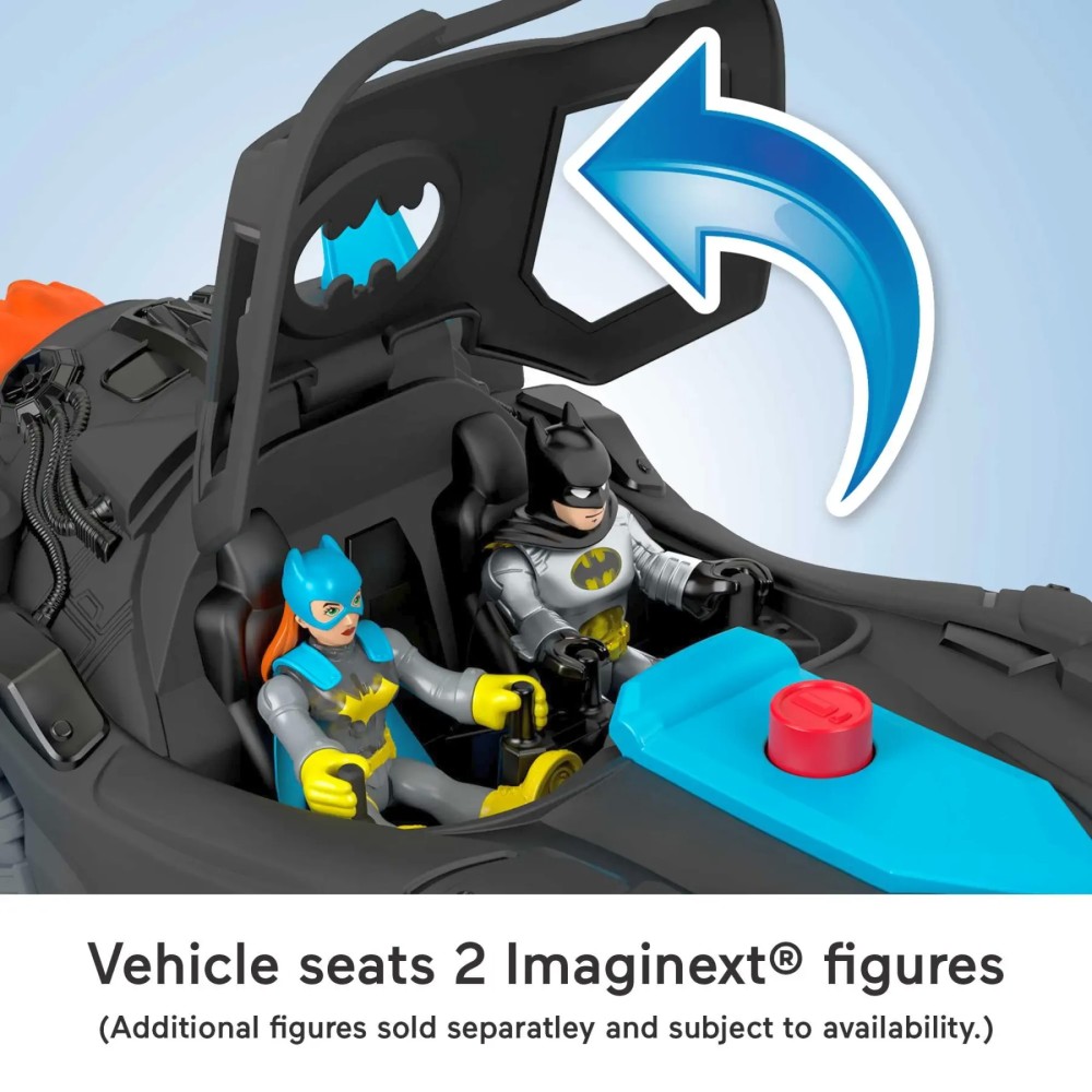 Fisher-Price  Imaginext  Dc Super Friends  Lights & Sounds Batmobile